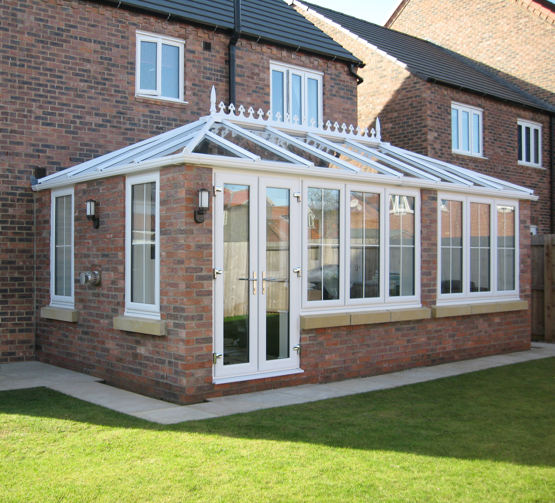 Orangery with french door