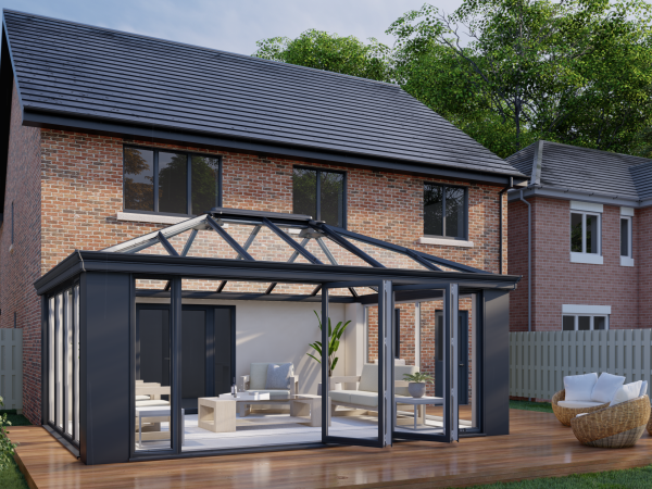 glass conservatory roof